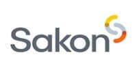 Logo of a company named Sakon with a stylized design.