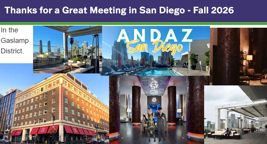 San Diego Meeting Thnak You